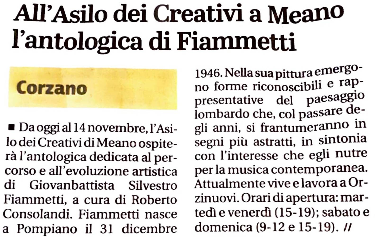 dal Giornale di Brescia